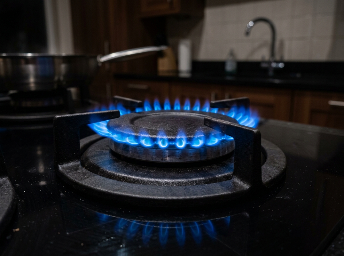 Gas Hob Blue Flame Cooker Fitting